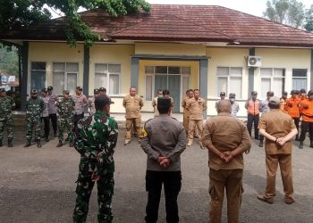 Forkopimcam Jampangtengah Gelar Apel Siaga Jelang Nataru