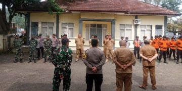Forkopimcam Jampangtengah Gelar Apel Siaga Jelang Nataru