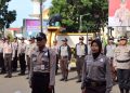 HUT Satpam ke 42 Diperingati Meriah di Polres Sukabumi kota