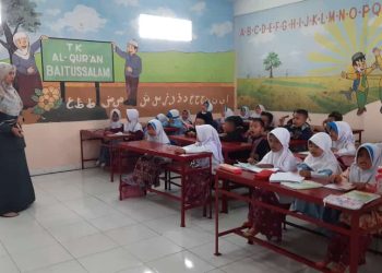 Di Awal Semester 2, Siswa PaudQu Baitussalam Cisaat Semangat Mengikuti Pembelajaran  