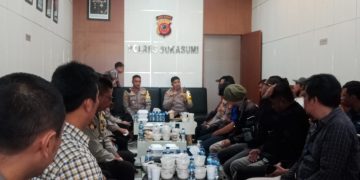 Coffee Morning Kapolres Sukabumi Bersama Insan Pers
