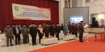 Pelantikan Jabatan Tinggi Pratama di Lingkungan Pemkot Sukabumi, Simak Daftarannya