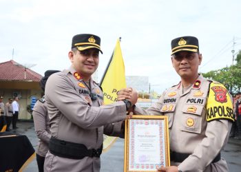 Polsek Cisaat Sukabumi Juara 1 Pencapaian Kinerja Tingkat Polsek