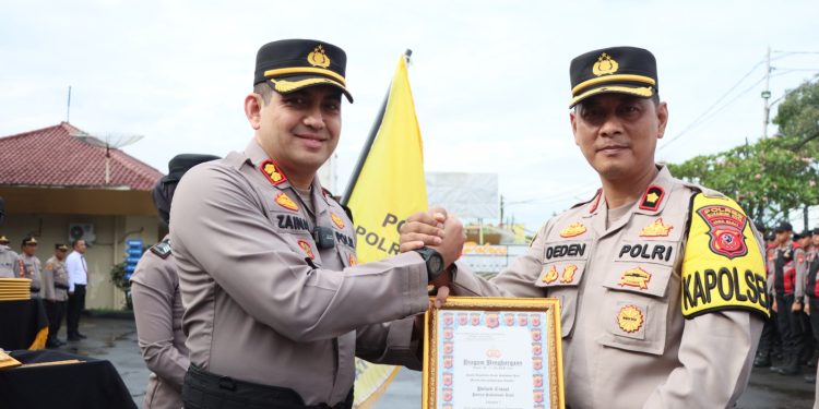 Polsek Cisaat Sukabumi Juara 1 Pencapaian Kinerja Tingkat Polsek