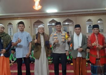 Kapolsek Cisaat Hadiri Peringatan Isra Mi’raj Nabi Muhammad SAW 1444 H di Masjid Besar Qubbatul Islam