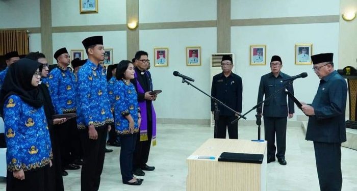 Ratusan ASN di Kabupaten Sukabumi Dilantik, Ini Harapan Wabup
