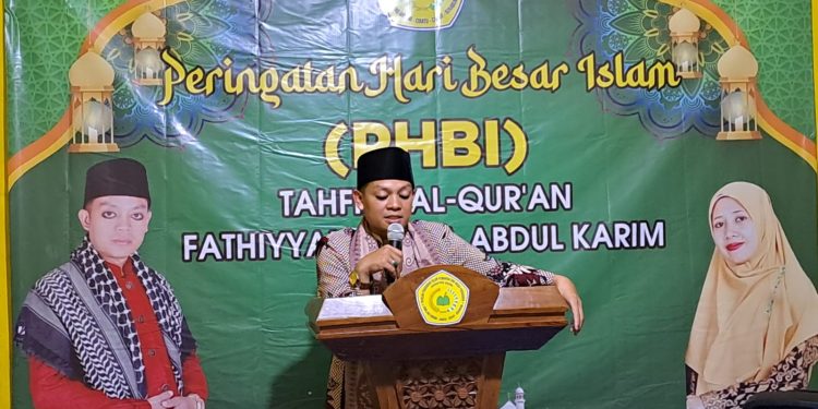 Tahfidz Al-Qur’an Fathiyyah Zahra Abdul Karim Peringati Isra Mi’raj Nabi Muhammad SAW