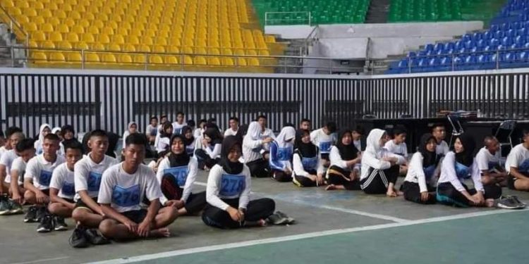 Ratusan Calon Paskibra Kabupaten Sukabumi Jalani Seleksi