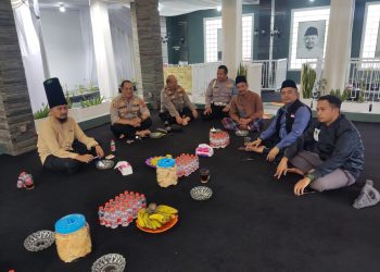 Kapolsek Cisaat Silaturahmi Kamtibmas dengan Pengurus Pondok Pesantren Sunanulhuda