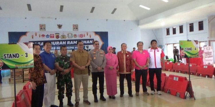 Wali Kota Buka Pasar Murah Polresta Sukabumi dan Perkumpulan Tionghoa di Bulan Ramadan