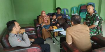 Sinergitas TNI-Polri Sambangi Kantor Desa Nagrak Cisaat