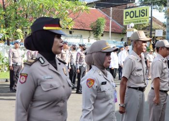 1 Polwan dan 13 ASN Polresta Sukabumi Naik Pangkat