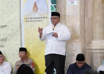 Muhibah Ramadan Bupati Sukabumi di Masjid Qubbatul Muslimin Sukaraja