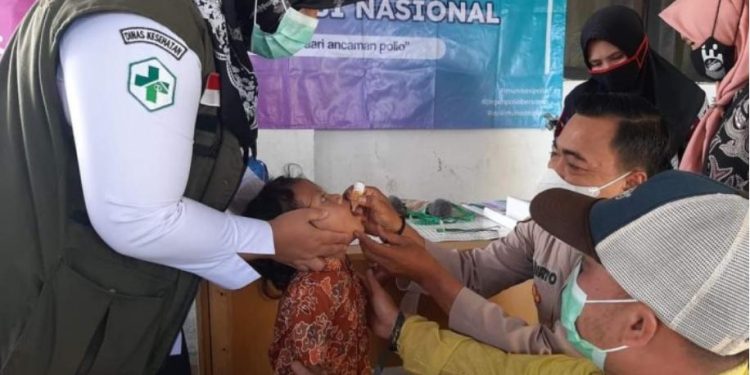 Dukung Imunisasi Polio, Polres Sukabumi Optimalkan Peran Aktif Bhabinkamtibmas