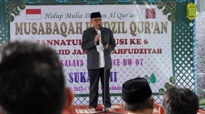 Wabup Apresiasi MHQ Jannatul Firdaus ke VI di Mangkalaya Gunungguruh