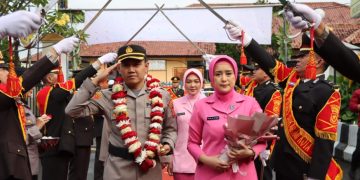 Meriah, Inilah Pisah Sambut Kapolres Sukabumi Kota