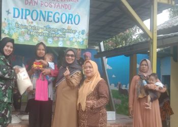 Serka Niken Pebistiana Dampingi Kegiatan Sub-PIN Polio di Desa Bojong Cikembar