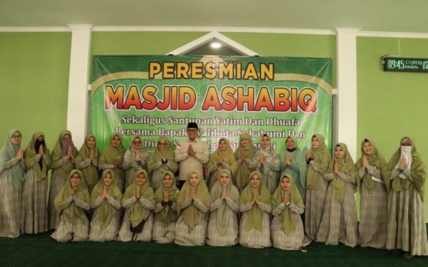 Wali Kota Sukabumi Resmikan Masjid Ashabiq di Kecamatan Gunung Puyuh