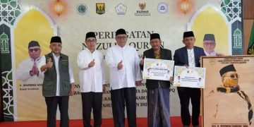 Di Moment Peringatan Nuzulul Qu’ran, Bupati Dinobatkan sebagai Bapak Pendidikan Al Quran Kab Sukabumi