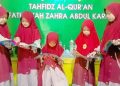 Santri Tahfidz Al-Qur’an Fathiyyah Zahra Abdul Karim Cisaat, Aktif Membaca di Perpustakaan