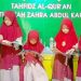 Santri Tahfidz Al-Qur’an Fathiyyah Zahra Abdul Karim Cisaat, Aktif Membaca di Perpustakaan