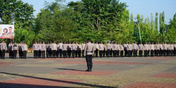 Launching Ratusan Polisi RW di Polres Sukabumi