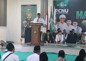 Halal Bihalal PCNU Kabupaten Sukabumi, Bupati Marwan: Pentingnya Penguatan Sinergitas Umaro Ulama dan Masyarakat