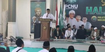 Halal Bihalal PCNU Kabupaten Sukabumi, Bupati Marwan: Pentingnya Penguatan Sinergitas Umaro Ulama dan Masyarakat