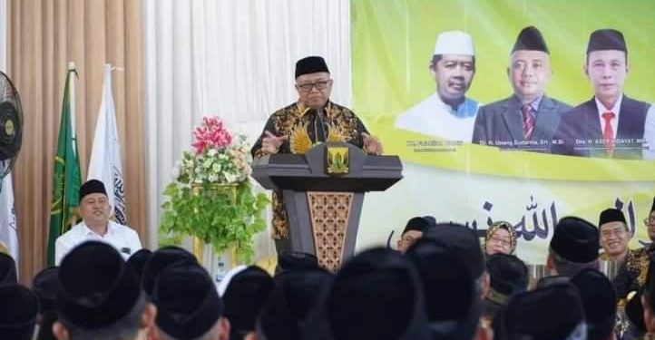 Pelantikan DMI Kabupaten Sukabumi Wilayah 5, Bupati Marwan dapat Kejutan