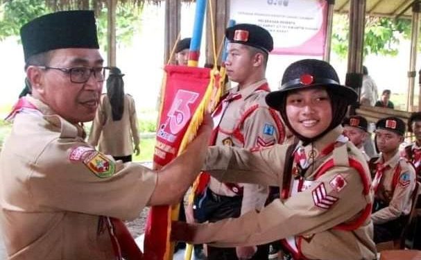 Ketua Kwarcab Kak Ade Suryaman Lepas Peserta Lomba Tingkat IV Gerakan Pramuka Kab Sukabumi