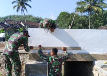 Kodim 0607 Kota Sukabumi Terus Genjot Pembangunan Fisik di TMMD Desa Jambenenggang