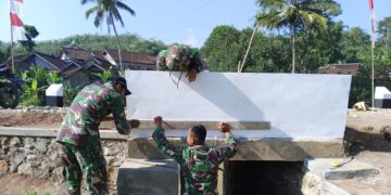 Kodim 0607 Kota Sukabumi Terus Genjot Pembangunan Fisik di TMMD Desa Jambenenggang