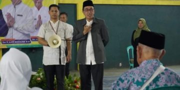 Sekda Lepas Jemaah Calon Haji Kloter 70 di Pusbangdai Cikembar
