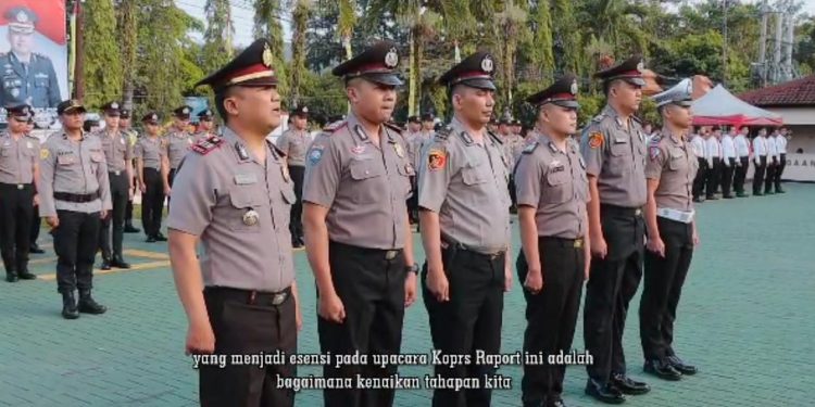 Ini Jumlah Personel Polri yang Naik Pangkat di Polres Sukabumi