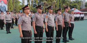 Ini Jumlah Personel Polri yang Naik Pangkat di Polres Sukabumi