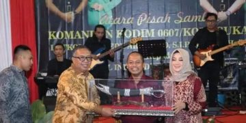 Pisah Sambut Dandim 0607 Sukabumi, Bupati Marwan Harap Sinergitas Terus Terjaga