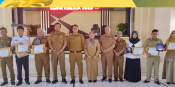 Enam Perangkat Daerah Raih Penghargaan Atas Capaian Kinerja ASN dan Perangkat Daerah Semester I 2023