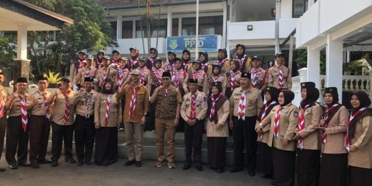 Wali Kota Melepas Kontingen Pramuka Kota Sukabumi ke Tiga Ajang