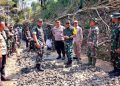 Dandim 0622 Sukabumi Tinjau Lokasi Pembangunan Jalan TMMD