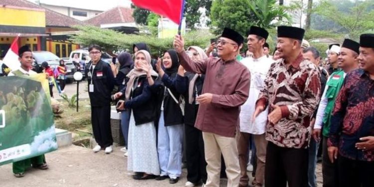 Gebyar Muharram di Kecamatan Caringin, Wabup: Wujud Sinergitas dan Kolaborasi Ulama, Umaro Serta Masyarakat