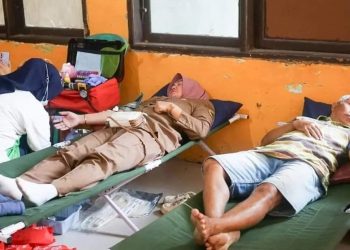 Donor Darah di Kecamatan Cisolok, Sambut HUT RI dan Hari Jadi Kab Sukabumi