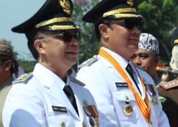 Wali Kota dan Wakil Wali Kota Sukabumi Berpamitan