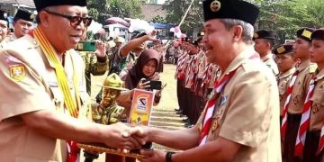 Peringatan HUT Pramuka ke 62 di Kabupaten Sukabumi