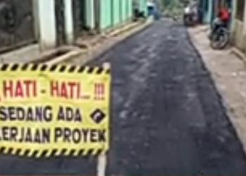Jalan Lingkungan Dibangun, Warga Apresiasi Disperkim Kab Sukabumi