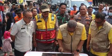Bupati Sukabumi Resmikan Jembatan Cicewol Kecamatan Cidahu