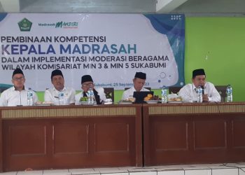 Kemenag Kab Sukabumi Adakan Pembinaan Kompetensi Kepala Madrasah