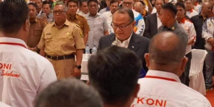 KONI Kab Sukabumi Masa Bakti 2023-2027 Dilantik, Bupati Marwan: Optimis Capaian Prestasi Olahraga Semakin Baik