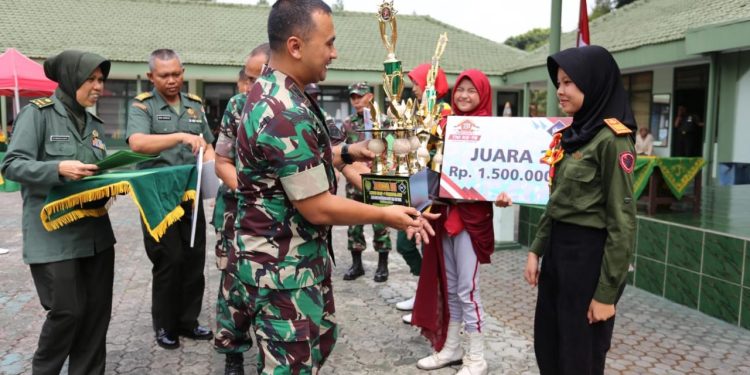 Kodim 0607 Kota Sukabumi Gelar LKBB Tngkat SMP Sedrajat