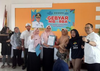 Pemberian NIB dan RBA, Pj Walikota: Dorong UMKM Miliki Legalitas