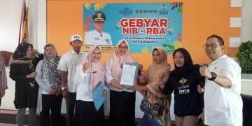 Pemberian NIB dan RBA, Pj Walikota: Dorong UMKM Miliki Legalitas